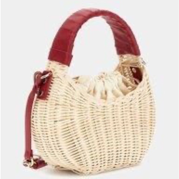 New Guess Sveiney Straw Mini Shoulder Bag - Picture 11 of 11